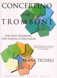 Concertino - Trombone, 2 Pianos, and Percussion