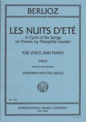 Les Nuits d'Ete - High Voice & Piano