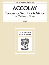 Concerto No. 1 in A Minor - Violin and Piano