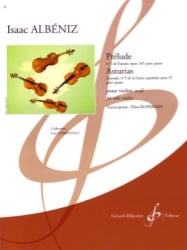 Prelude, Op. 165 and Asturias, Op. 47 - Violin Unaccompanied
