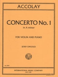 Concerto No. 1 in A Minor - Violin and Piano