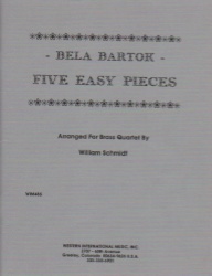 5 Easy Pieces - Brass Quartet (Score and parts)
