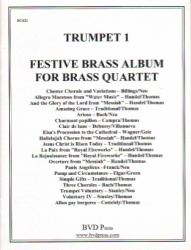 Festive Brass Album for Brass Quartet - 1st Trumpet Part