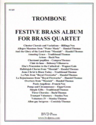 Festive Brass Album for Brass Quartet - Trombone Part