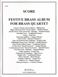 Festive Brass Album for Brass Quartet - Score Only