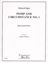 Pomp and Circustance, March Op. 39 No. 1 - Brass Quintet