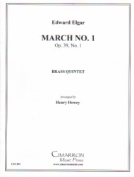 Pomp and Circustance, March Op. 39 No. 1 - Brass Quintet