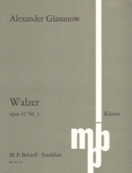 Waltz, Op. 42 No. 3 - Piano