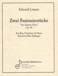 Zwei Fantasiestucke (2 Fantasy Pieces), Op. 48 - Bass Trombone and Piano