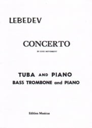 Concerto No. 1 - Bass Trombone (or Tuba) and Piano