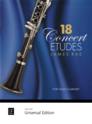 18 Concert Etudes - Clarinet Unaccompanied