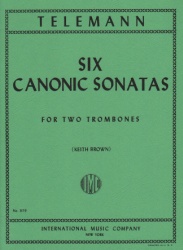 6 Canonic Sonatas - Trombone Duet