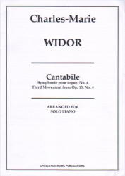 Cantabile (from Symphony No. 4, Op. 13) - Piano Solo