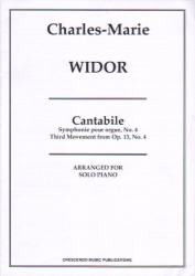 Cantabile (from Symphony No. 4, Op. 13) - Piano Solo