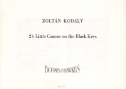 24 Little Canons on the Black Keys - Piano