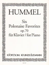 6 Polonaise Favorites, Op. 70 - Piano