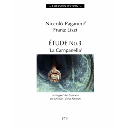 Etude No. 3 "La Campanella" - Bassoon Unaccompanied