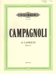 41 Caprices, Op. 22 - Viola Unaccompanied