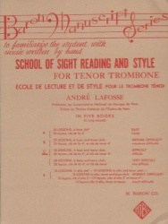 School of Sight Reading and Style, Book C  -  Trombone