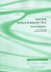 Sonata in A Minor, Op. 1, No. 2 - Oboe and Piano