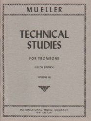 Technical Studies, Volume 3 - Trombone