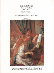 6 Sonatas, No. 1 in F Minor, No. 2 in G - Piano