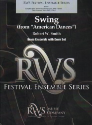 Swing (from "American Dances") - Brass Ensemble with Drum Set