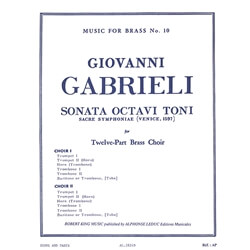 Sonata Octavi Toni - 12-part Brass Choir