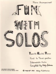 Fun with Solos: Violin - Piano Accompaniment Part