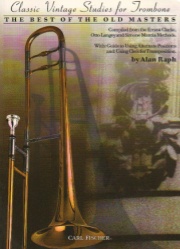 Classic Vintage Studies For Trombone - Trombone Method