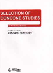 Selection of Concone Studies - Trombone (or Baritone)