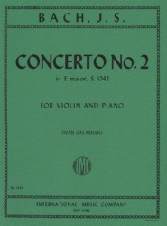 Concerto No. 2 in E Major, BWV 1042 - Violin and Piano