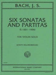 6 Sonatas and Partitas, S. 1001-1006 - Violin Unaccompanied