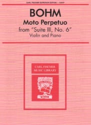Moto Perpetuo from Suite III, No. 6 - Violin and Piano