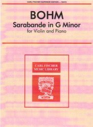 Sarabande in G Minor - Violin and Piano