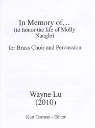 In Memory of...  - Brass Choir and Percussion