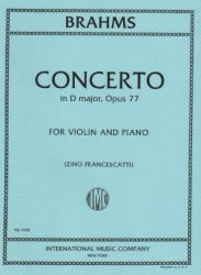 Concerto in D Major, Op. 77 - Violin and Piano