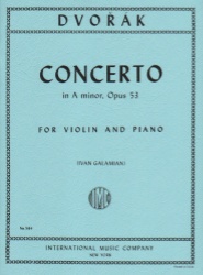 Concerto in A Minor, Op. 53 - Violin and Piano