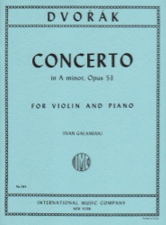 Concerto in A Minor, Op. 53 - Violin and Piano