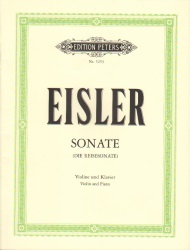 Sonata (die Reisesonate) - Violin and Piano