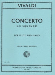 Concerto in G Major, RV 436 - Flute and Piano