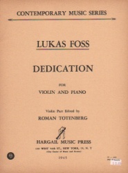 Dedication - Violin and Piano