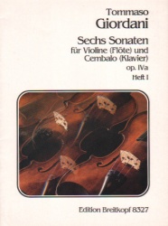6 Sonatas, Op. 4a, Vol. 1 - Violin (or Flute) and Piano