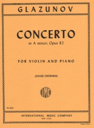 Concerto in A Minor, Op. 82 - Violin and Piano