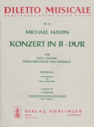 Concerto in B-flat Major - Violin and Piano