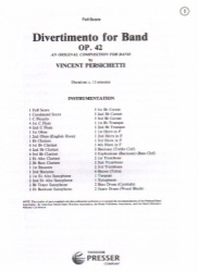 Divertimento for Band, Op. 42 - Full Score