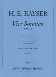 4 Sonatas, Op. 33, Vol. 2: Nos. 3-4 - Violin and Piano