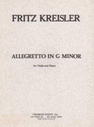 Allegretto in G Minor - Violin and Piano