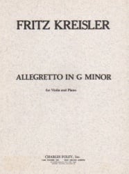 Allegretto in G Minor - Violin and Piano
