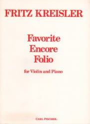 Fritz Kreisler: Favorite Encore Folio - Violin and Piano